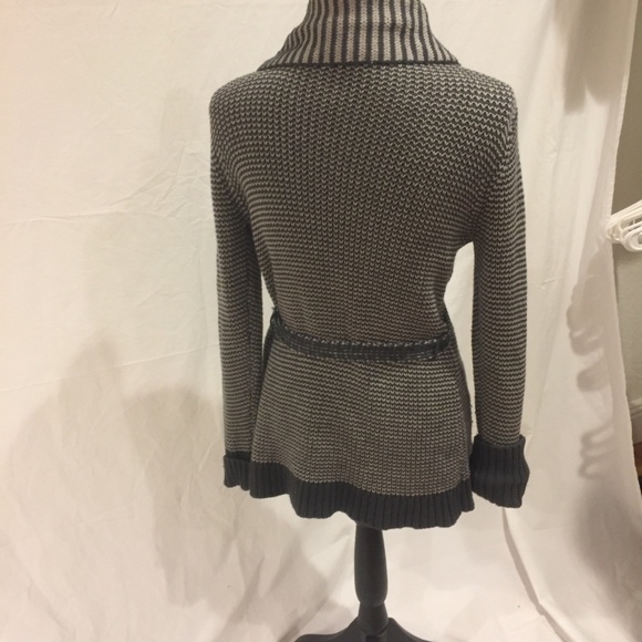 Rip Curl Black and Gray Women's Cardigan Sweater - Picture 3 of 5